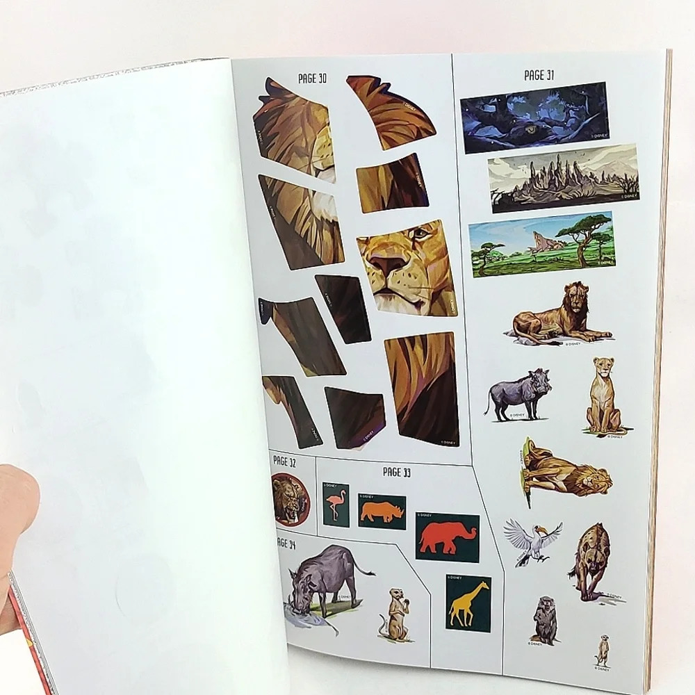 DISNEY The Lion King Simba Broadway Stuffed Toy & 1000 Stickers Activity Book - Picture 10 of 15